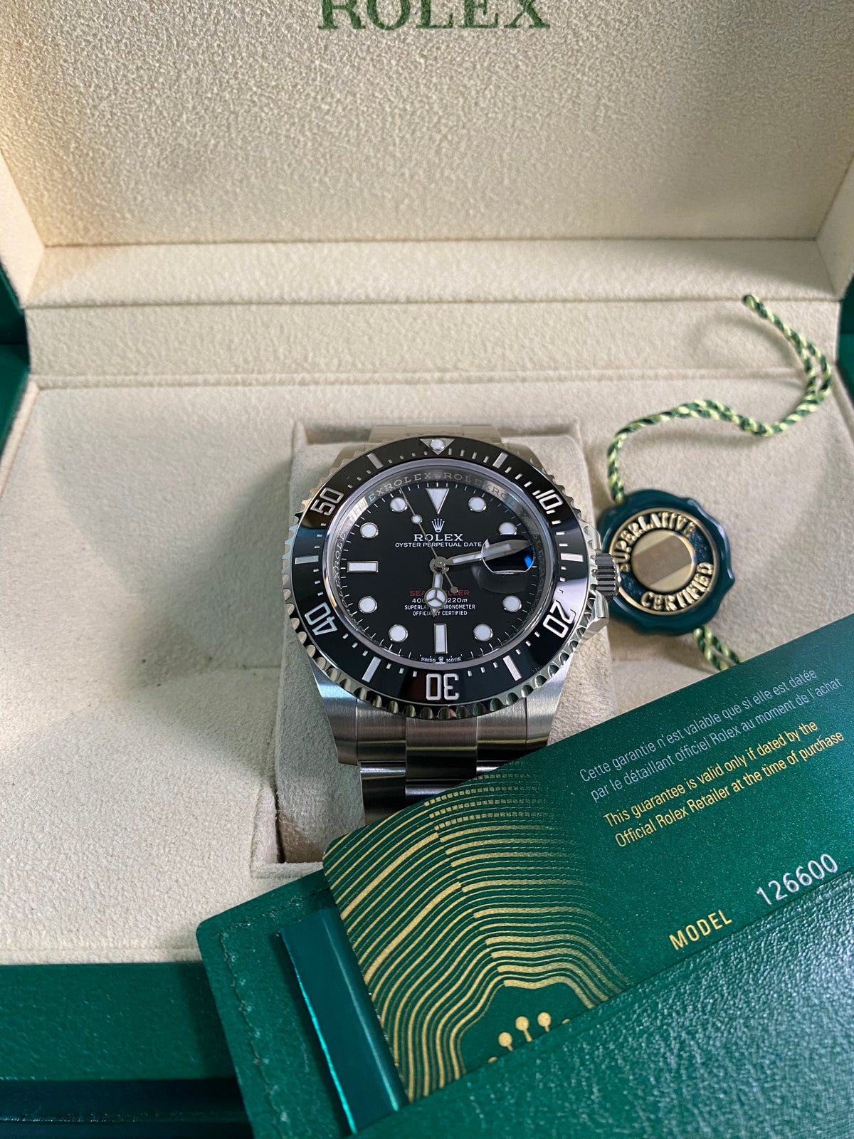 Rolex Steel Sea-Dweller 43mm - 2024 - Black Dial - 126600 *FULL SET*