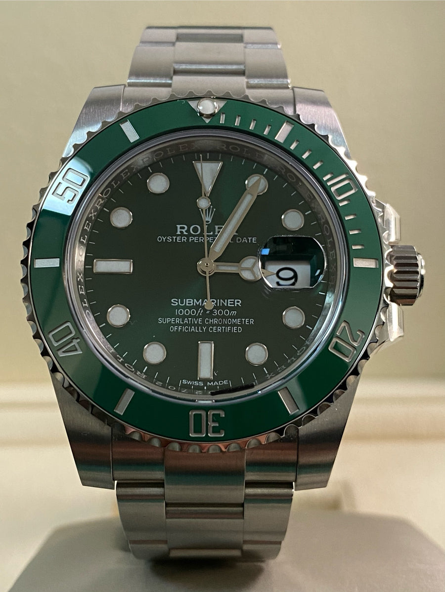 Rolex Steel Submariner Date - 2019 - "Hulk" - 116610LV *NOS*