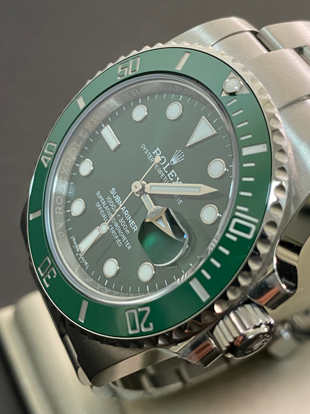 Rolex Steel Submariner Date - 2019 - "Hulk" - 116610LV *NOS*