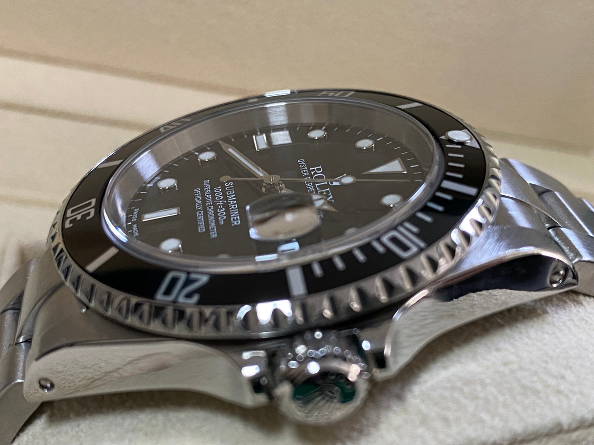 Rolex Steel Submariner Date - A serial - Pre Ceramic Bezel - Black Dial - 16610