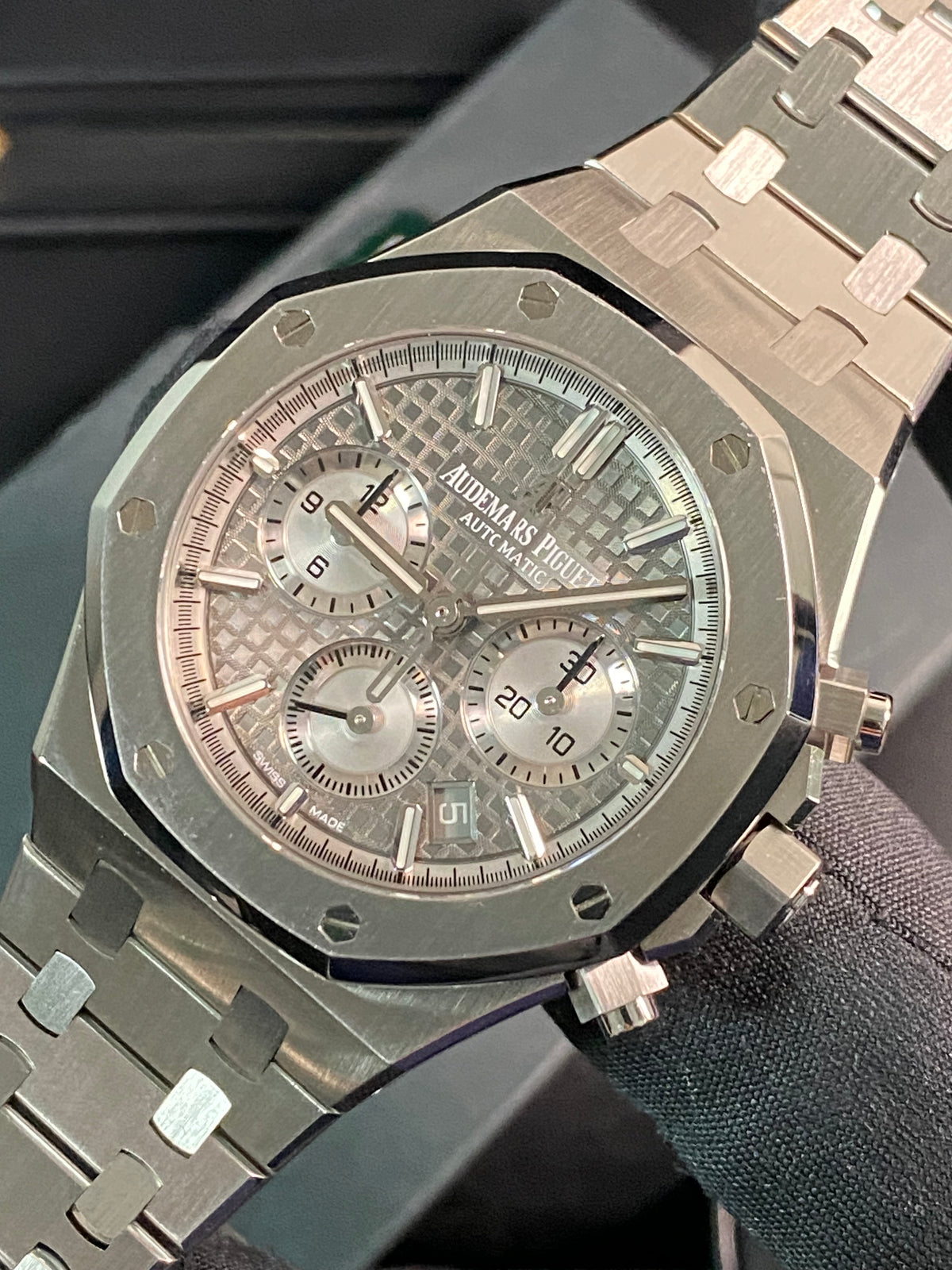 Audemars Piguet Royal Oak Chronograph - 2020 - Grey Dial - 26315ST *FULL SET*