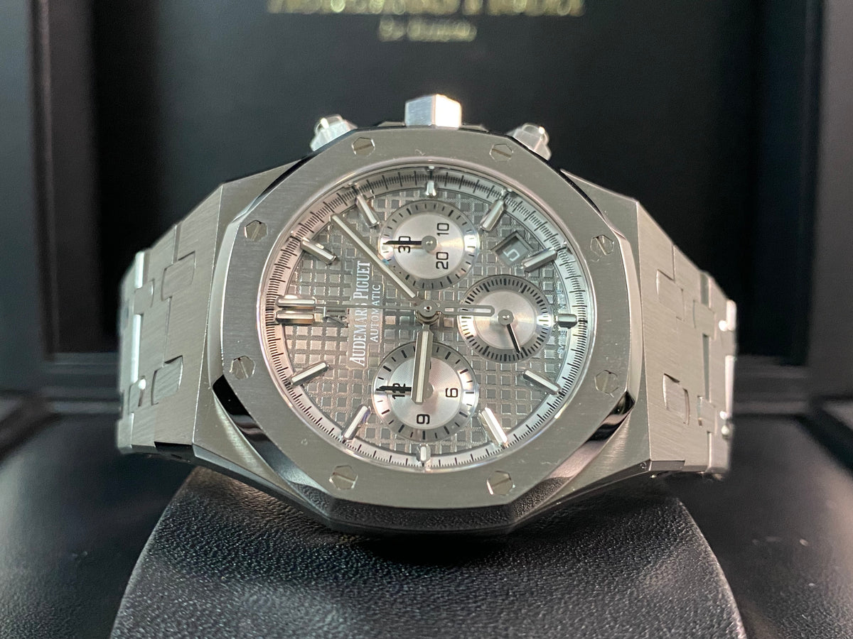 Audemars Piguet Royal Oak Chronograph - 2020 - Grey Dial - 26315ST *FULL SET*