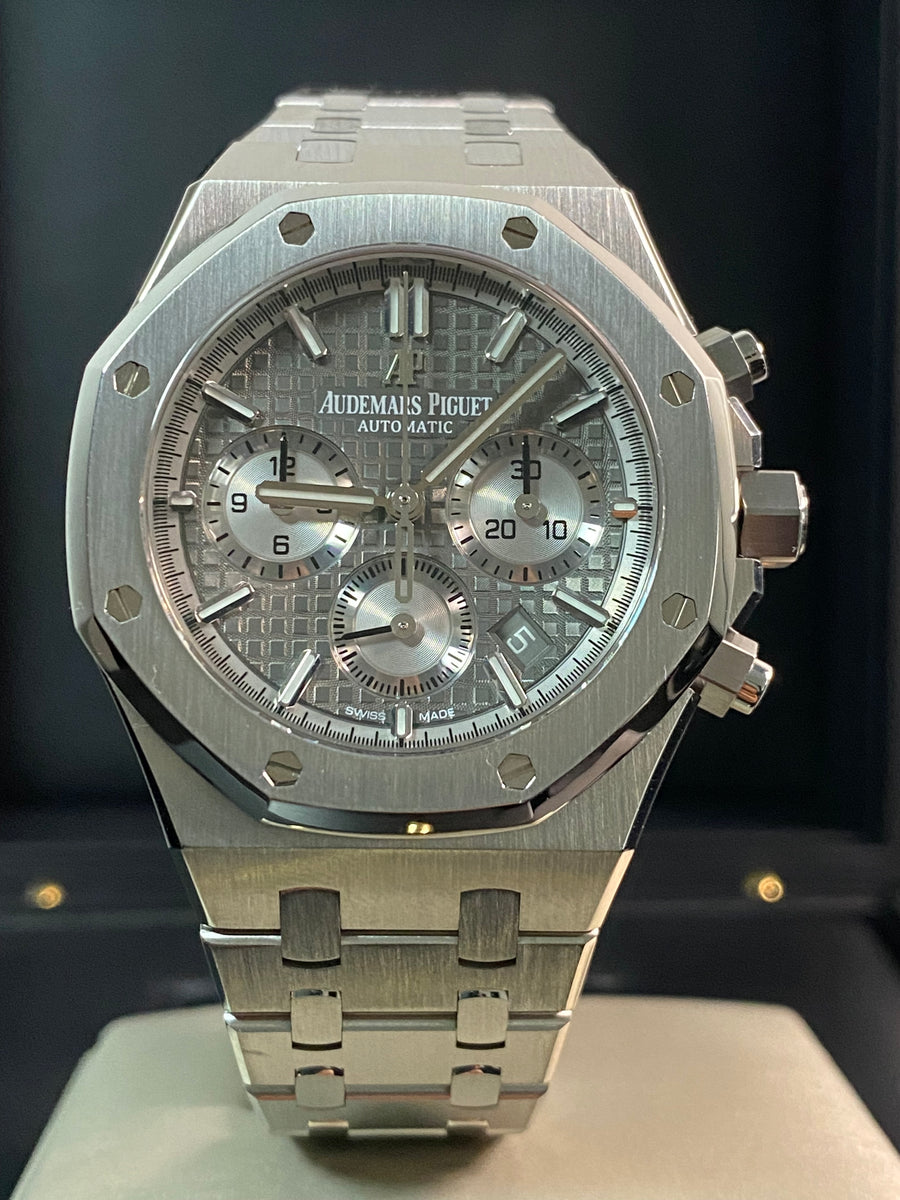 Audemars Piguet Royal Oak Chronograph - 2020 - Grey Dial - 26315ST *FULL SET*