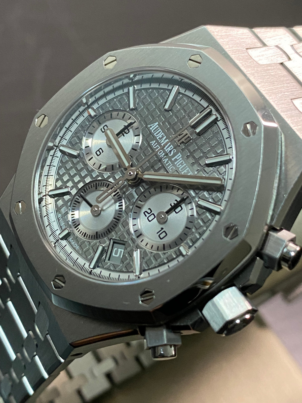 Audemars Piguet Royal Oak Chronograph - 2020 - Grey Dial - 26315ST *FULL SET*