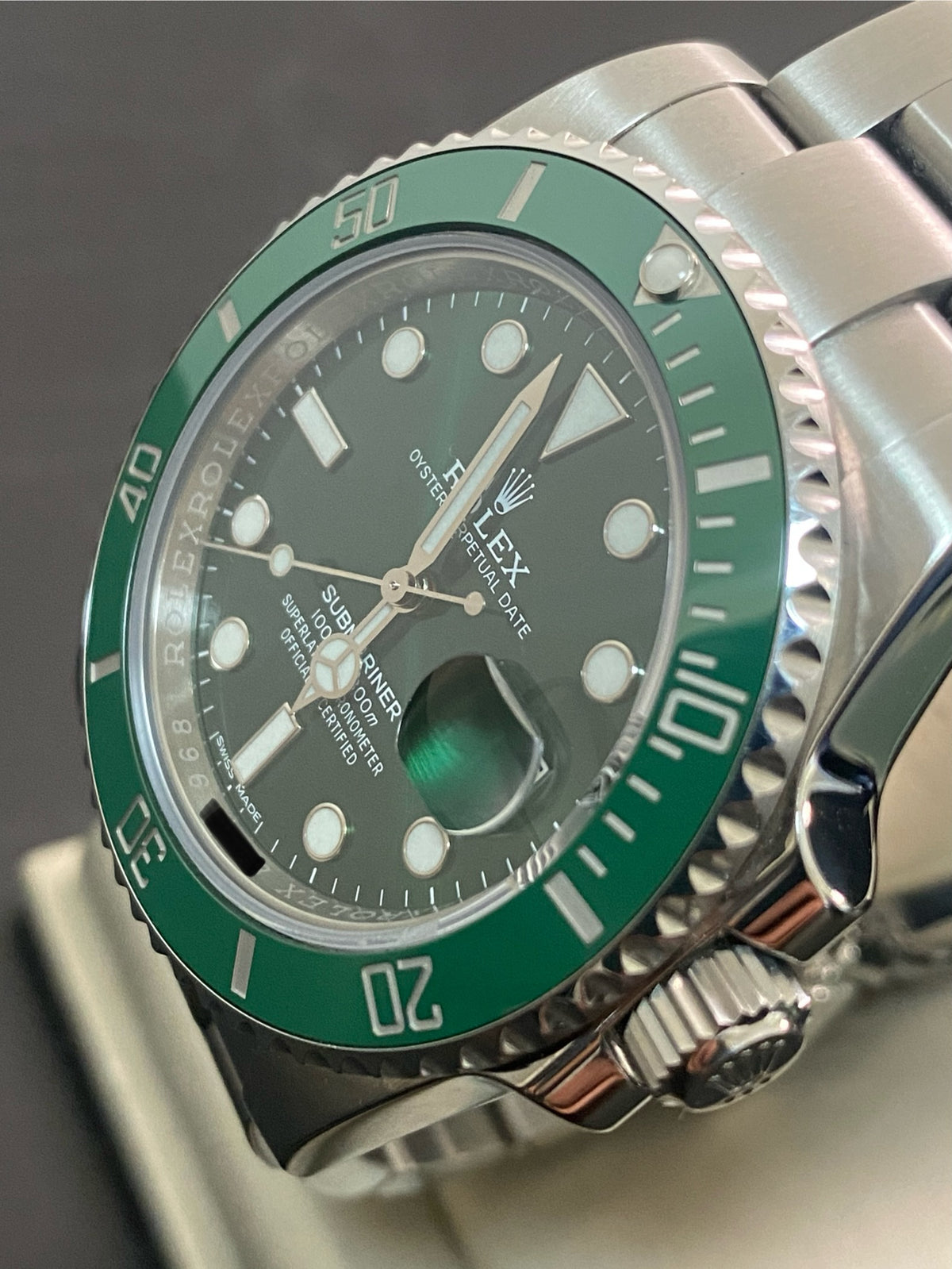 Rolex Steel Submariner Date - 2020 - "Hulk" - 116610LV *New Style Card*