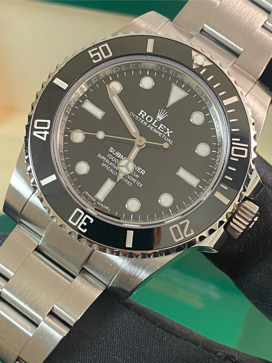 Rolex Steel Submariner No Date - 2020 - Black Dial - 114060 *New Style Card*