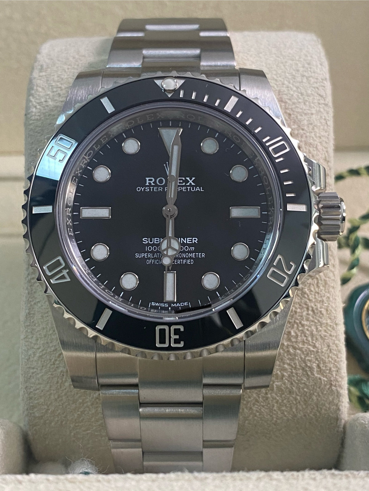 Rolex Steel Submariner No Date - 2020 - Black Dial - 114060 *New Style Card*