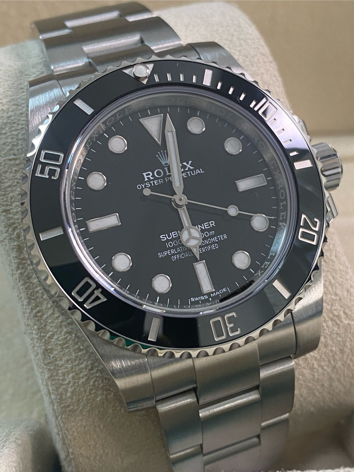 Rolex Steel Submariner No Date - 2020 - Black Dial - 114060 *New Style Card*