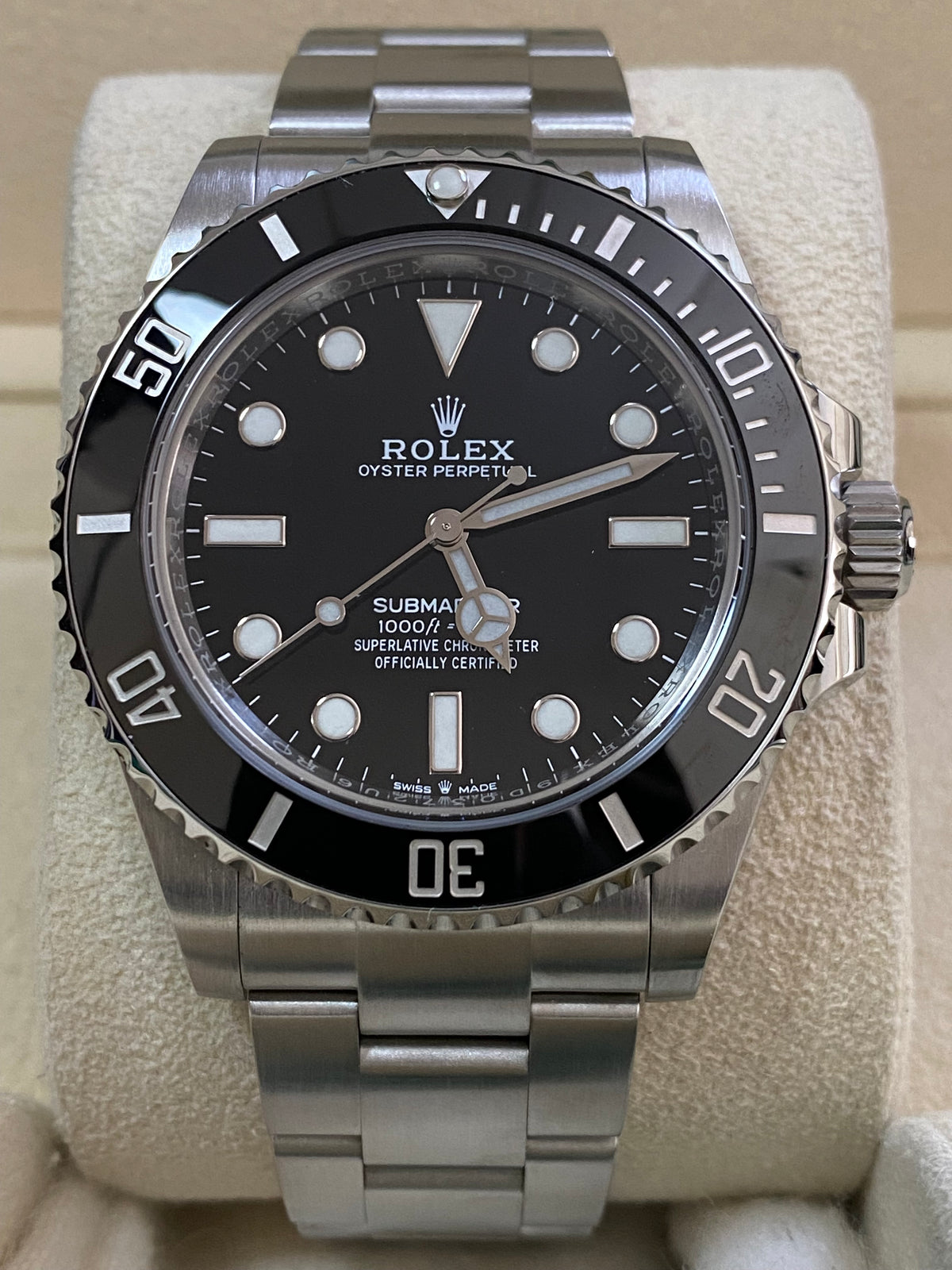 Rolex Steel Submariner No Date - 2022 - Black Dial - 124060 *COMPLETE SET*