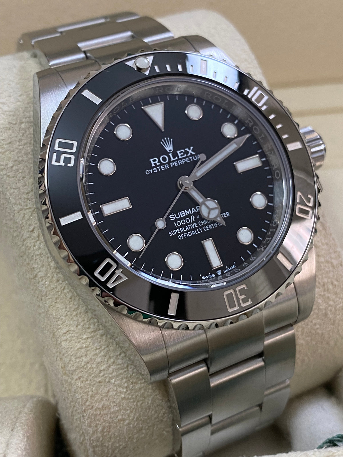 Rolex Steel Submariner No Date - 2022 - Black Dial - 124060 *COMPLETE SET*