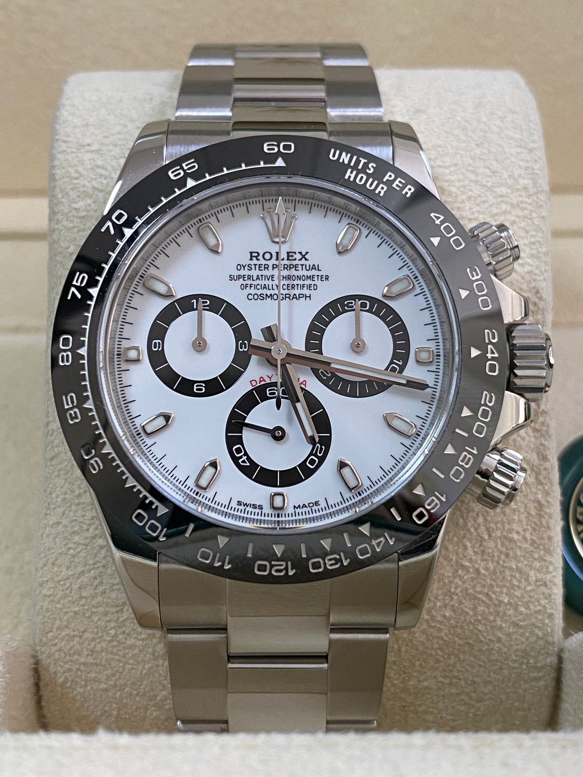 Rolex Steel Cosmograph Daytona - 2020 - "Panda" - White Index Dial - 116500LN COMPLETE SET *NEW STYLE CARD*