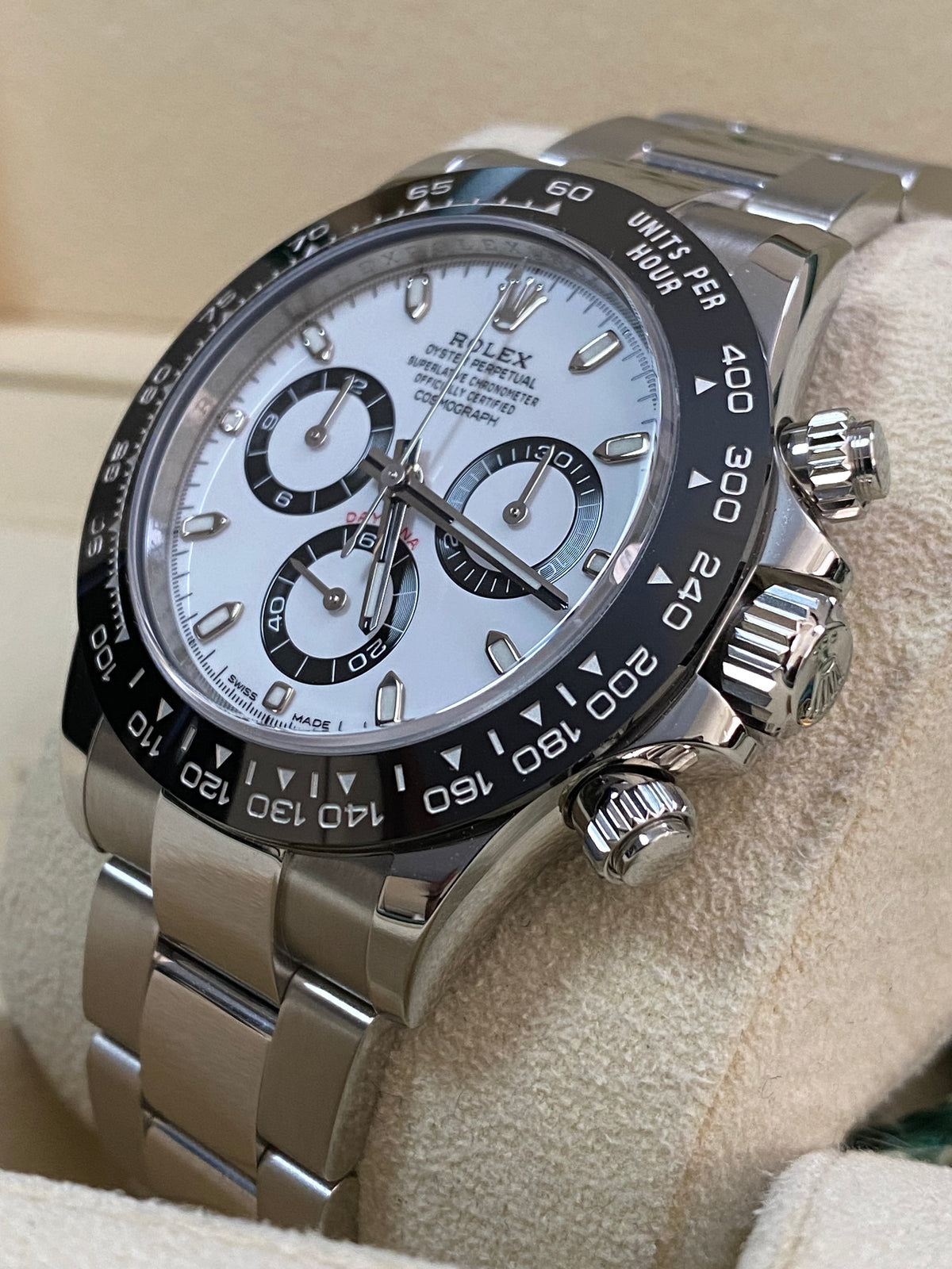 Rolex Steel Cosmograph Daytona - 2020 - "Panda" - White Index Dial - 116500LN COMPLETE SET *NEW STYLE CARD*