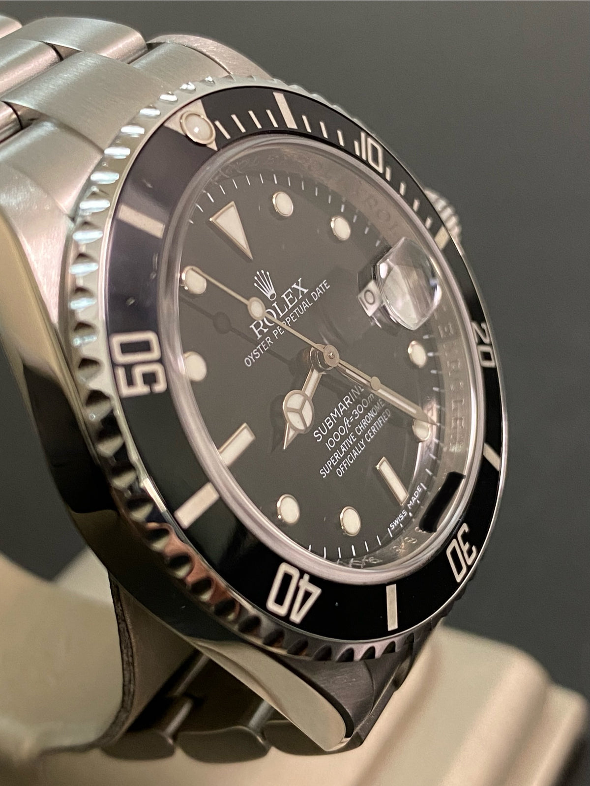 Rolex Steel Submariner Date - 2008 - Pre-Ceramic Bezel - Black Dial - 16610 *FULL SET*