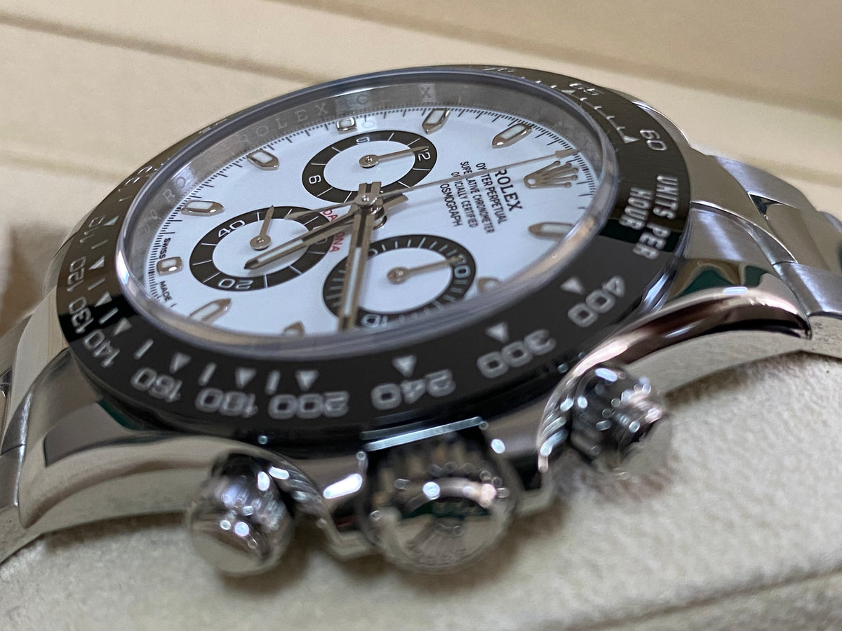 Rolex Steel Cosmograph Daytona - 2020 - "Panda" - White Index Dial - 116500LN COMPLETE SET *NEW STYLE CARD*