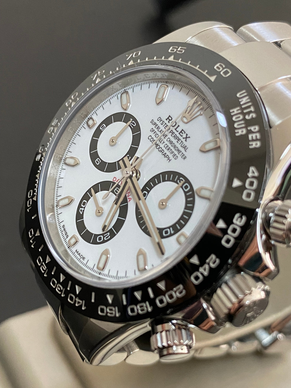 Rolex Steel Cosmograph Daytona - 2020 - "Panda" - White Index Dial - 116500LN COMPLETE SET *NEW STYLE CARD*