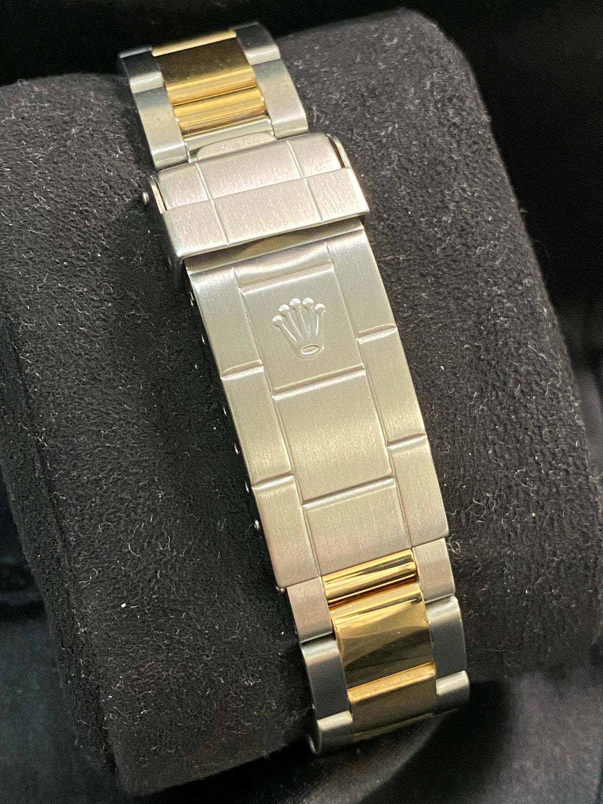 Rolex Steel and Yellow Gold Submariner Date - 1999 - "Bluesy" Pre Ceramic Bezel -Oyster Bracelet - 16613