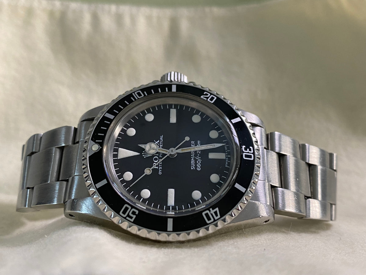 Rolex Steel Submariner No Date - 1982 - Pre-Ceramic Bezel - Black Dial - Two Liner 5513