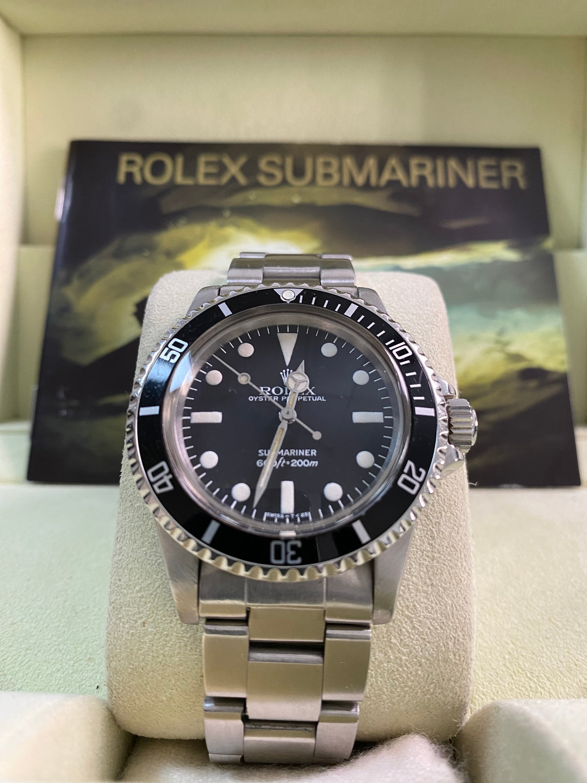 Rolex Steel Submariner No Date - 1982 - Pre-Ceramic Bezel - Black Dial - Two Liner 5513