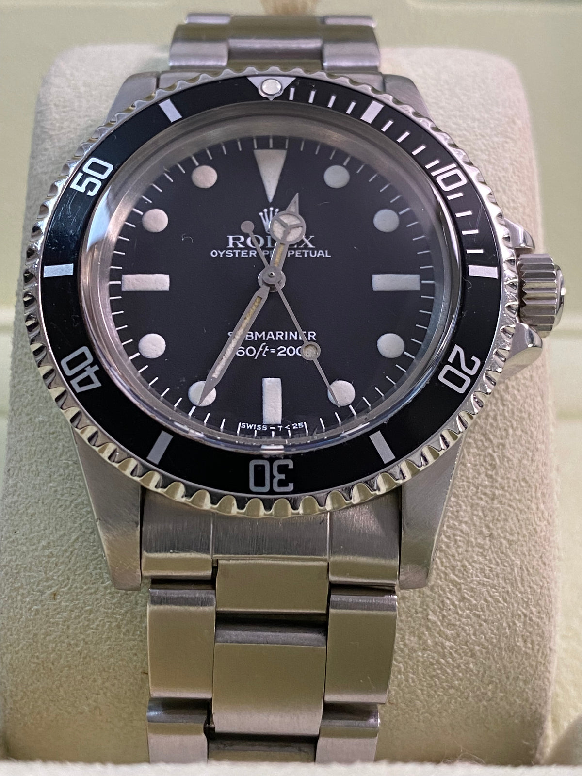 Rolex Steel Submariner No Date - 1982 - Pre-Ceramic Bezel - Black Dial - Two Liner 5513