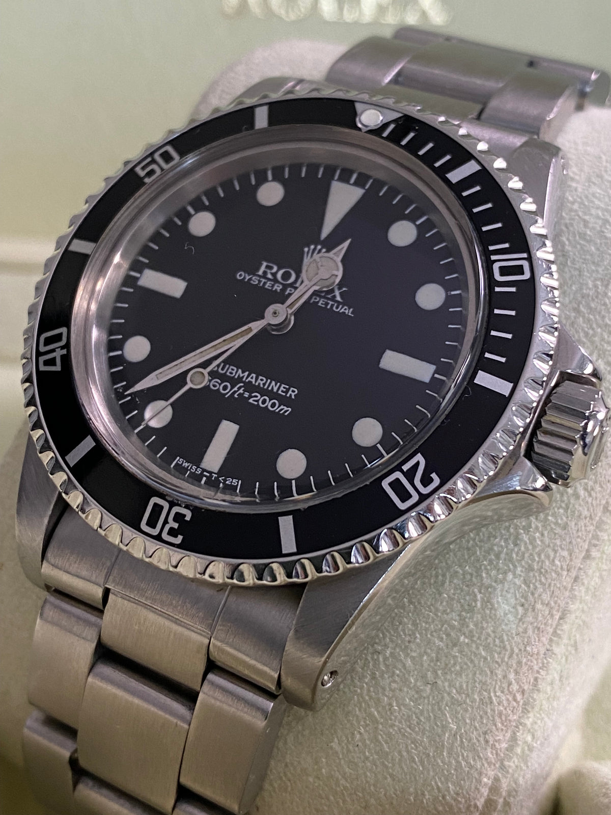 Rolex Steel Submariner No Date - 1982 - Pre-Ceramic Bezel - Black Dial - Two Liner 5513