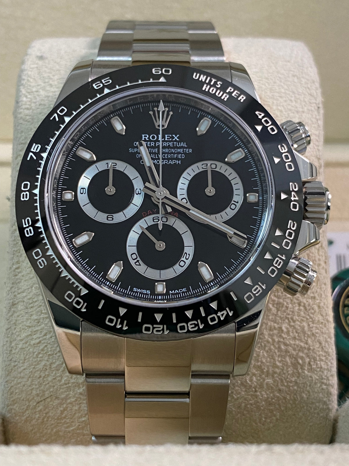 Rolex Steel Cosmograph Daytona - 2021 - Black Index Dial - 116500LN *NOS*