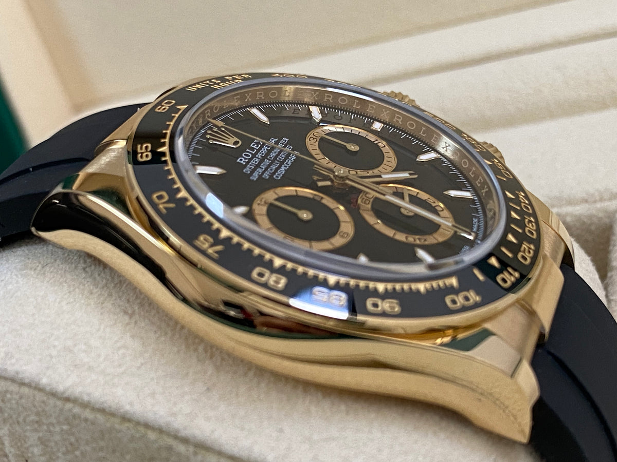 Rolex Yellow Gold Cosmograph Daytona - 2024 - Black Dial - Oysterflex Strap - 126518LN *COMPLETE SET*