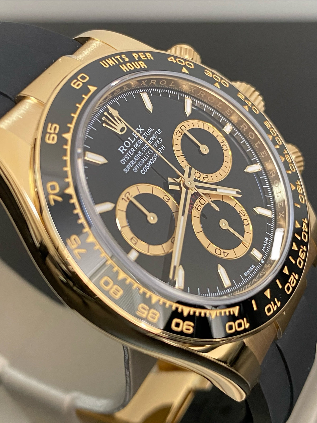 Rolex Yellow Gold Cosmograph Daytona - 2024 - Black Dial - Oysterflex Strap - 126518LN *COMPLETE SET*