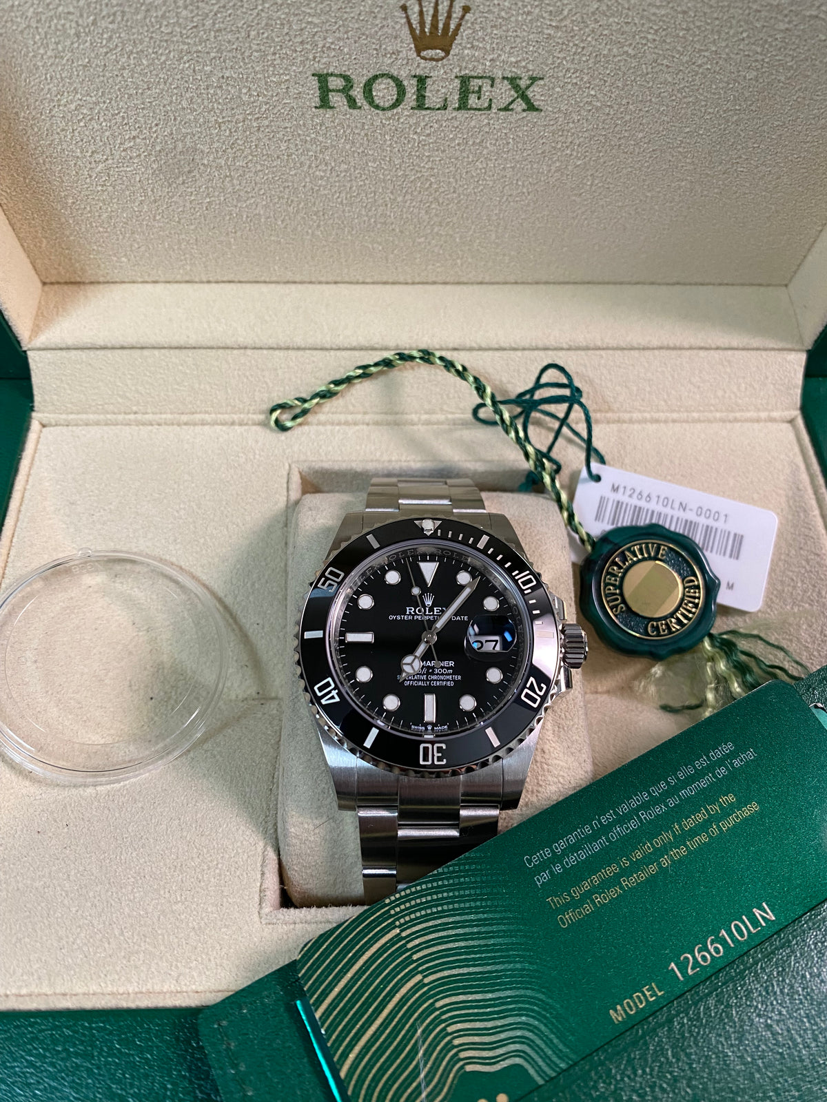 Rolex Steel Submariner Date - 2021 - Black Dial - Oyster Bracelet - 126610LN *FULL SET*