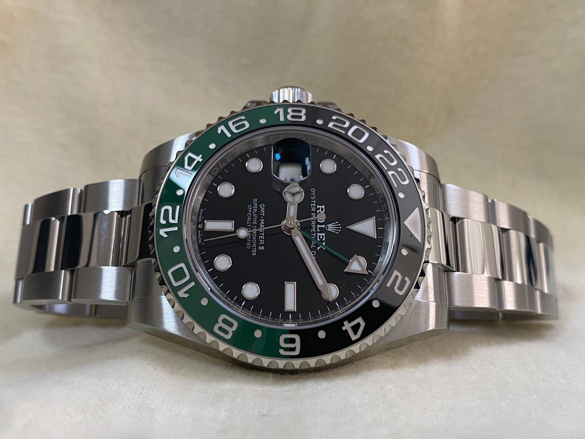 Rolex Steel Left-Handed GMT-Master II - 2024 - "Sprite" - Oyster Bracelet - 126720VTNR *FULL SET*