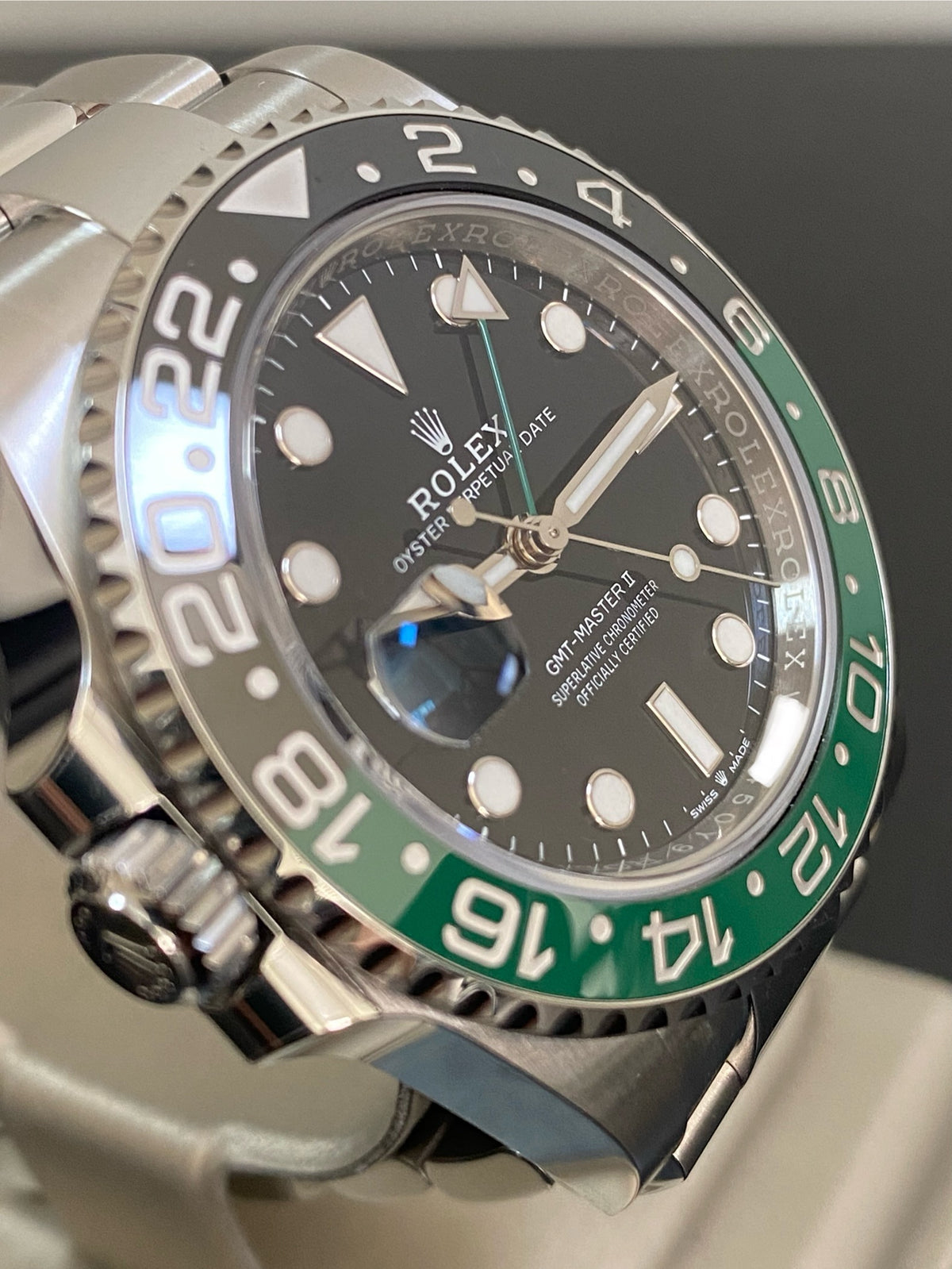 Rolex Steel Left-Handed GMT-Master II - 2024 - "Sprite" - Oyster Bracelet - 126720VTNR *FULL SET*