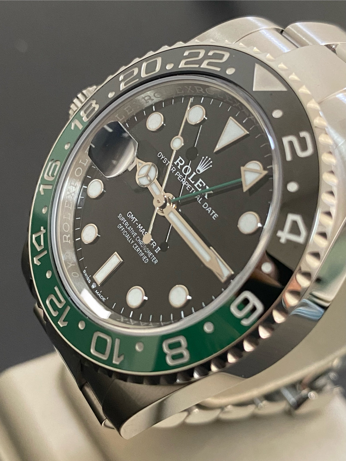 Rolex Steel Left-Handed GMT-Master II - 2024 - "Sprite" - Oyster Bracelet - 126720VTNR *FULL SET*