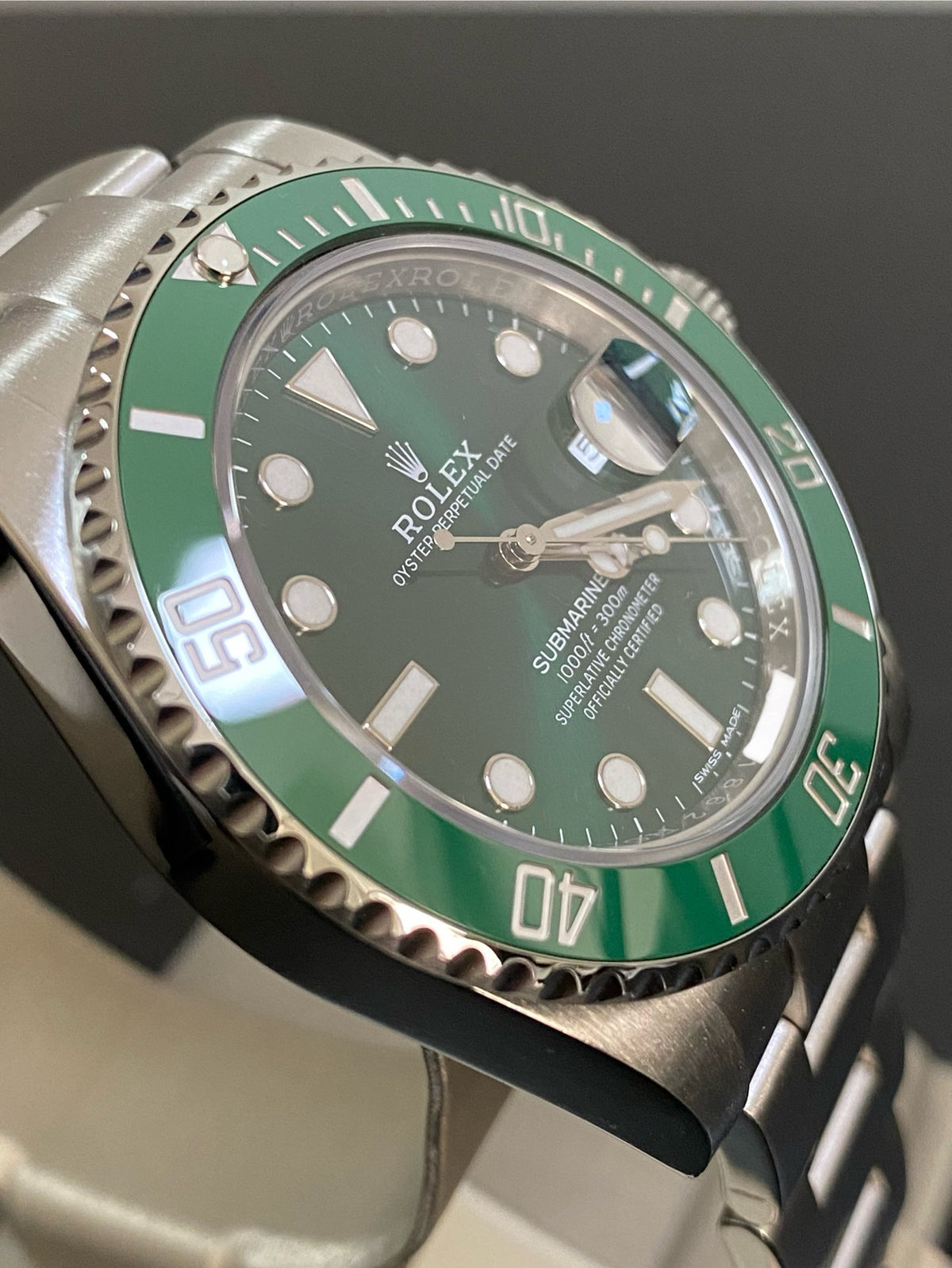 Rolex Steel Submariner Date - 2019 - "HULK" - 116610LV *FULL SET*