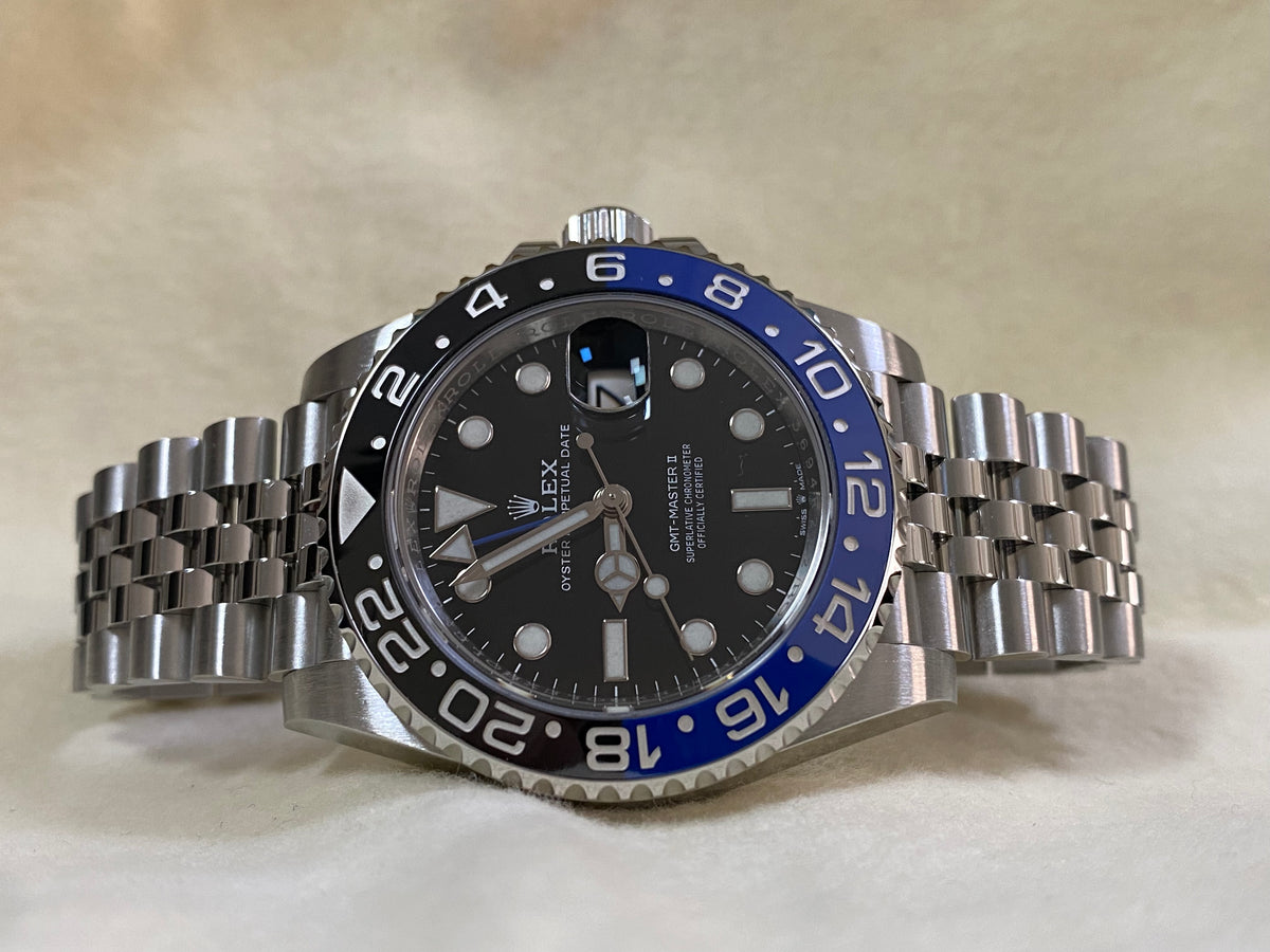 Rolex Steel GMT-Master II - 2020 - "Batgirl" - Black Dial - Jubilee Bracelet - 126710BLNR *COMPLETE SET*