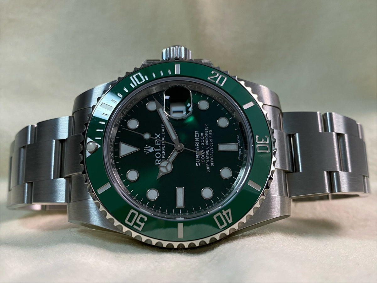 Rolex Steel Submariner Date - 2018 - "Hulk" - 116610LV *FULL STICKERS*