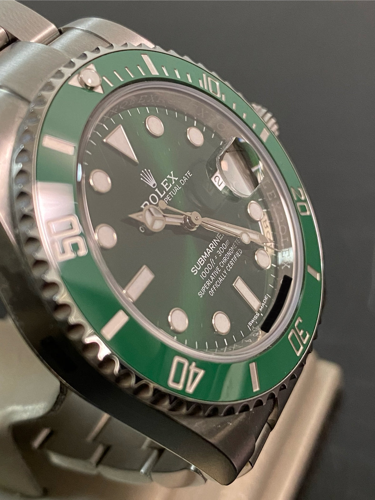 Rolex Steel Submariner Date - 2018 - "Hulk" - 116610LV *FULL STICKERS*