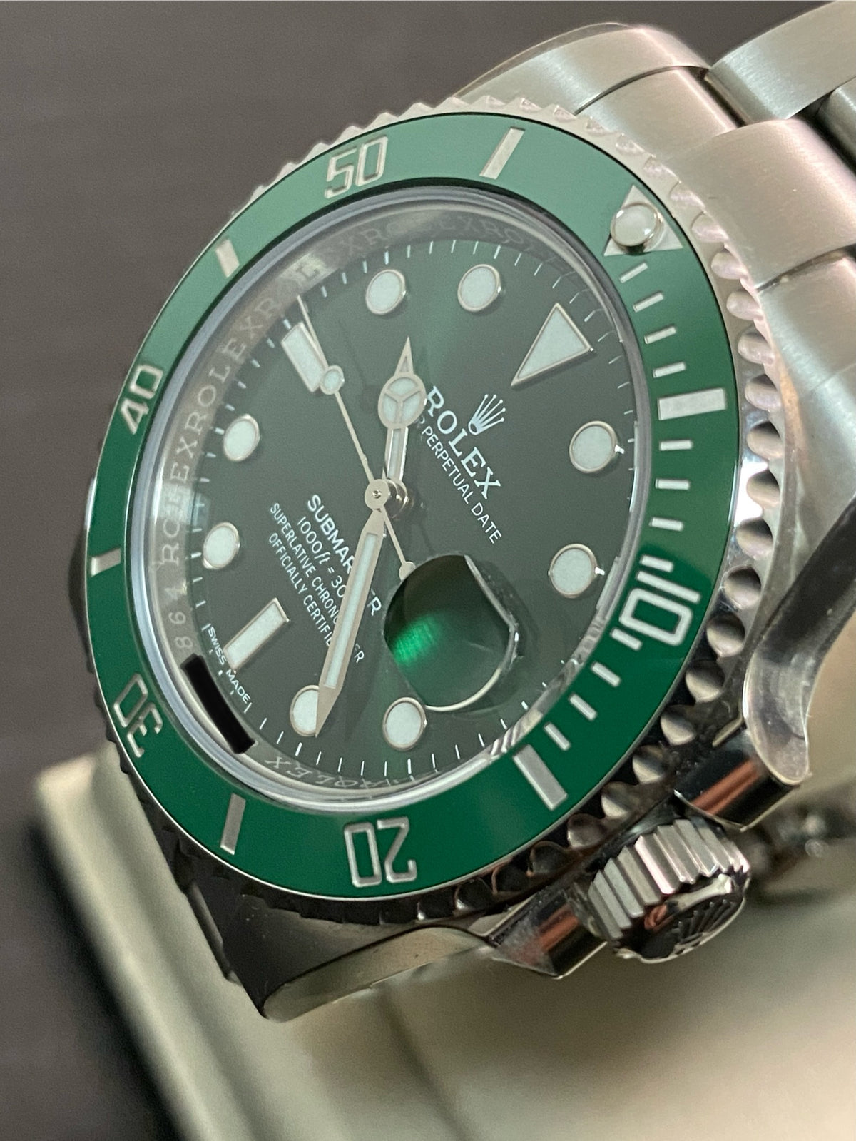 Rolex Steel Submariner Date - 2018 - "Hulk" - 116610LV *FULL STICKERS*