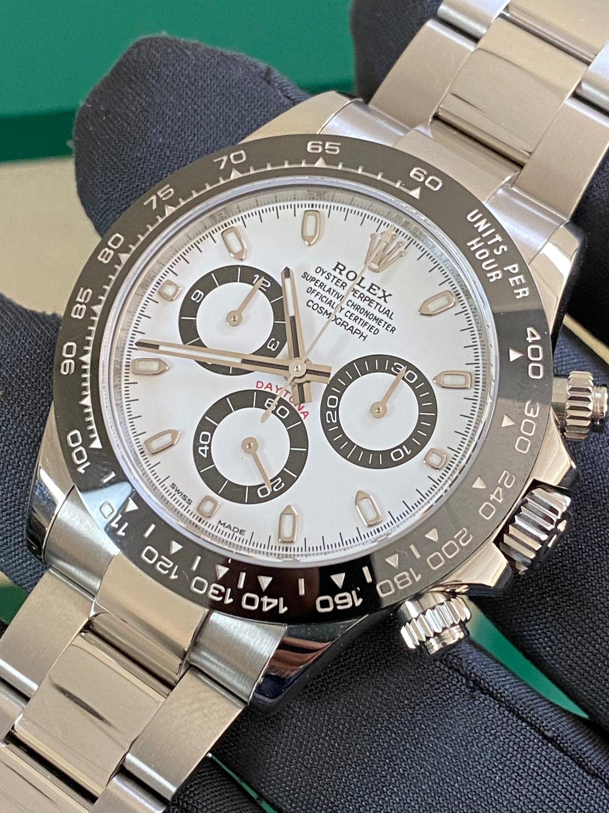 Rolex Steel Cosmograph Daytona - 2018 - "Panda" - White Index Dial - 116500LN *COMPLETE SET*