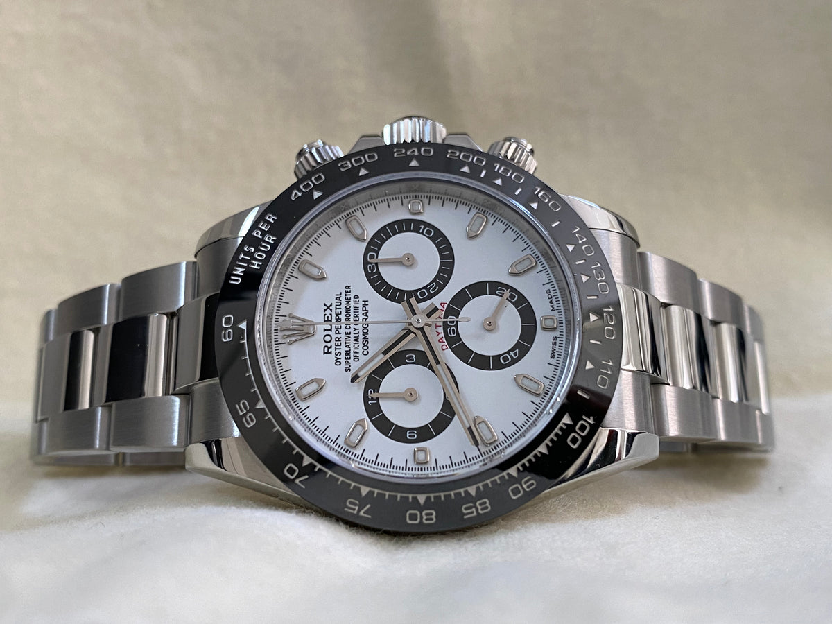 Rolex Steel Cosmograph Daytona - 2018 - "Panda" - White Index Dial - 116500LN *COMPLETE SET*