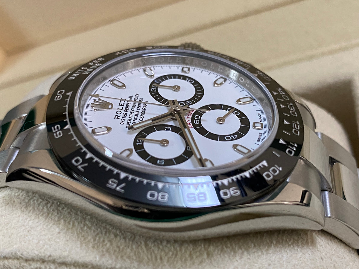 Rolex Steel Cosmograph Daytona - 2018 - "Panda" - White Index Dial - 116500LN *COMPLETE SET*