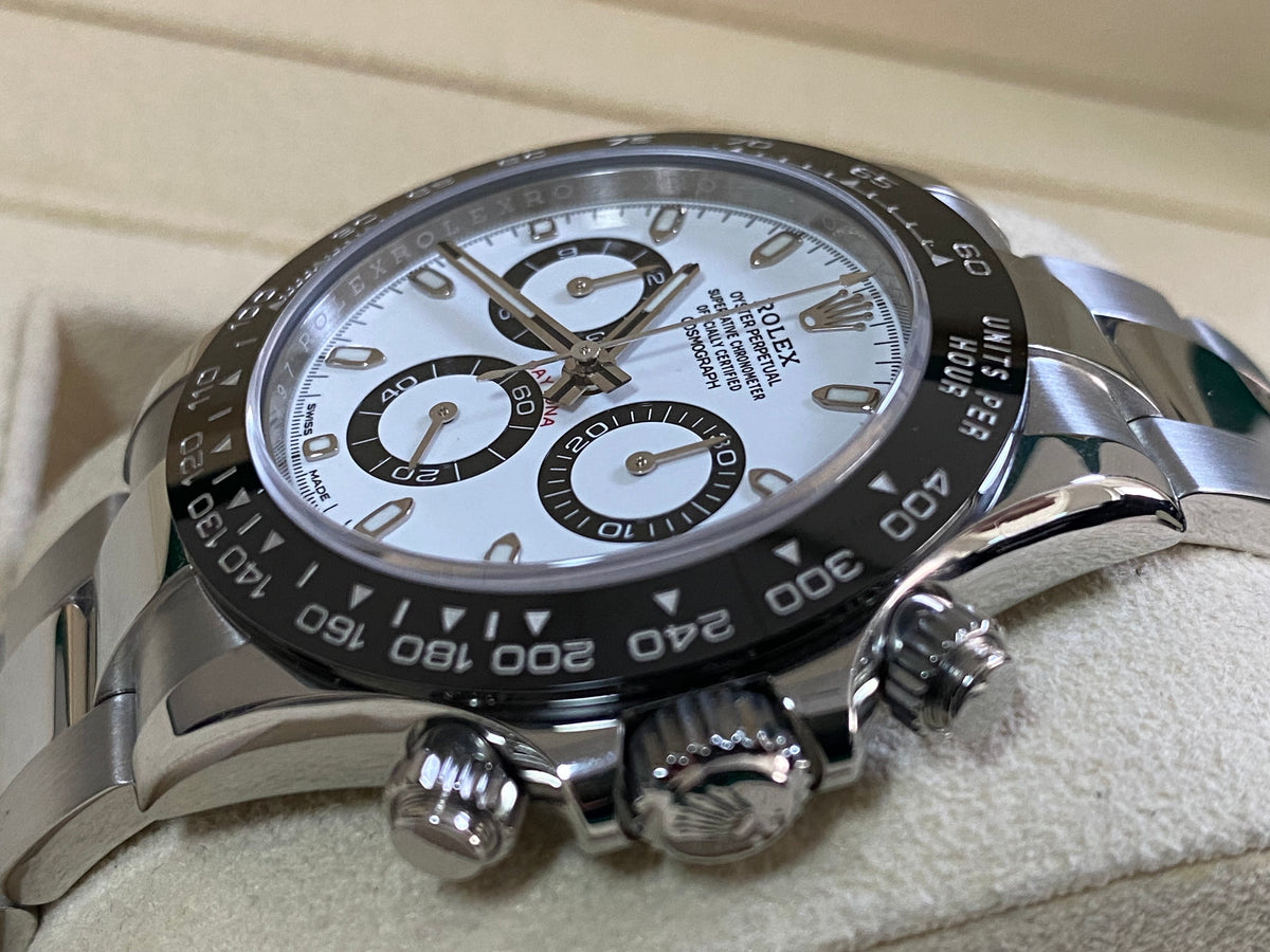 Rolex Steel Cosmograph Daytona - 2018 - "Panda" - White Index Dial - 116500LN *COMPLETE SET*