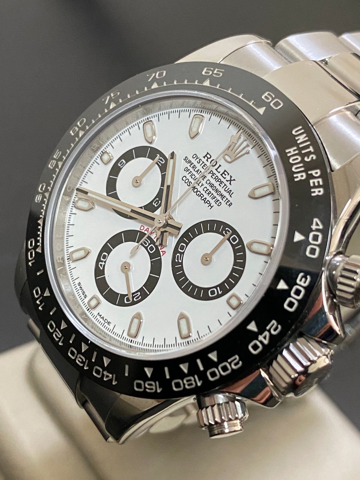 Rolex Steel Cosmograph Daytona - 2018 - "Panda" - White Index Dial - 116500LN *COMPLETE SET*