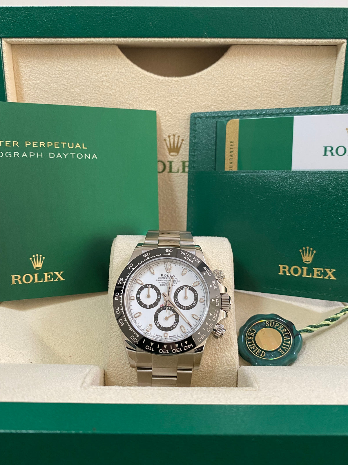 Rolex Steel Cosmograph Daytona - 2019 - "Panda" - White Dial - 116500LN *COMPLETE SET*