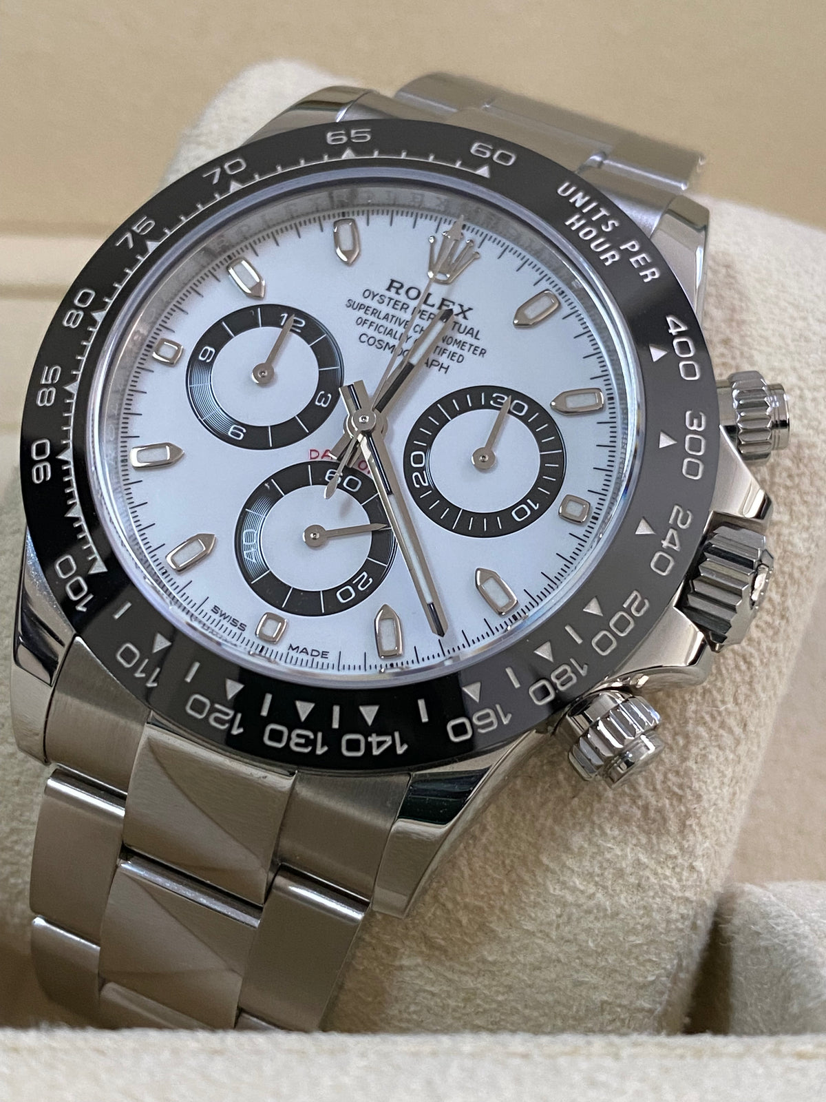 Rolex Steel Cosmograph Daytona - 2019 - "Panda" - White Dial - 116500LN *COMPLETE SET*