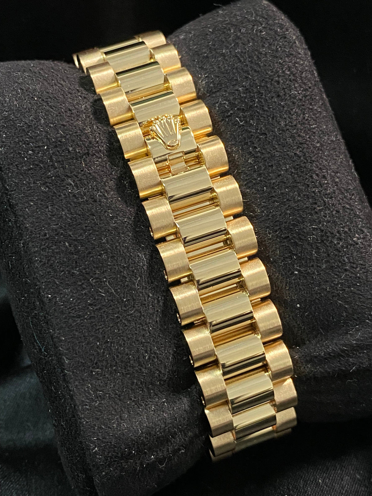 Rolex Yellow Gold Datejust 31 - 2019 - Fluted Bezel - Champagne Diamond Dial - President Bracelet - 178278 *FULL SET*