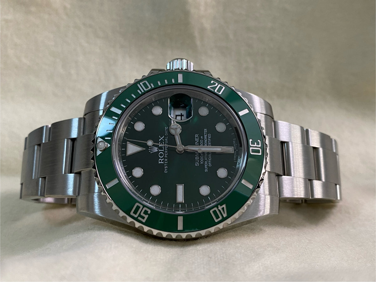 Rolex Steel Submariner Date - 2013 - "Hulk" - 116610LV *FULL SET*