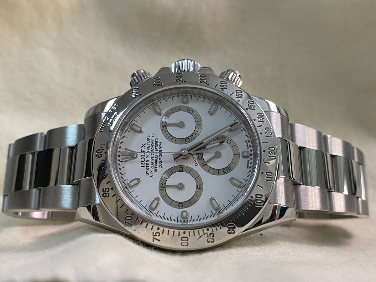 Rolex Steel Cosmograph Daytona - 2016 - White Dial - 116520 *FULL SET*