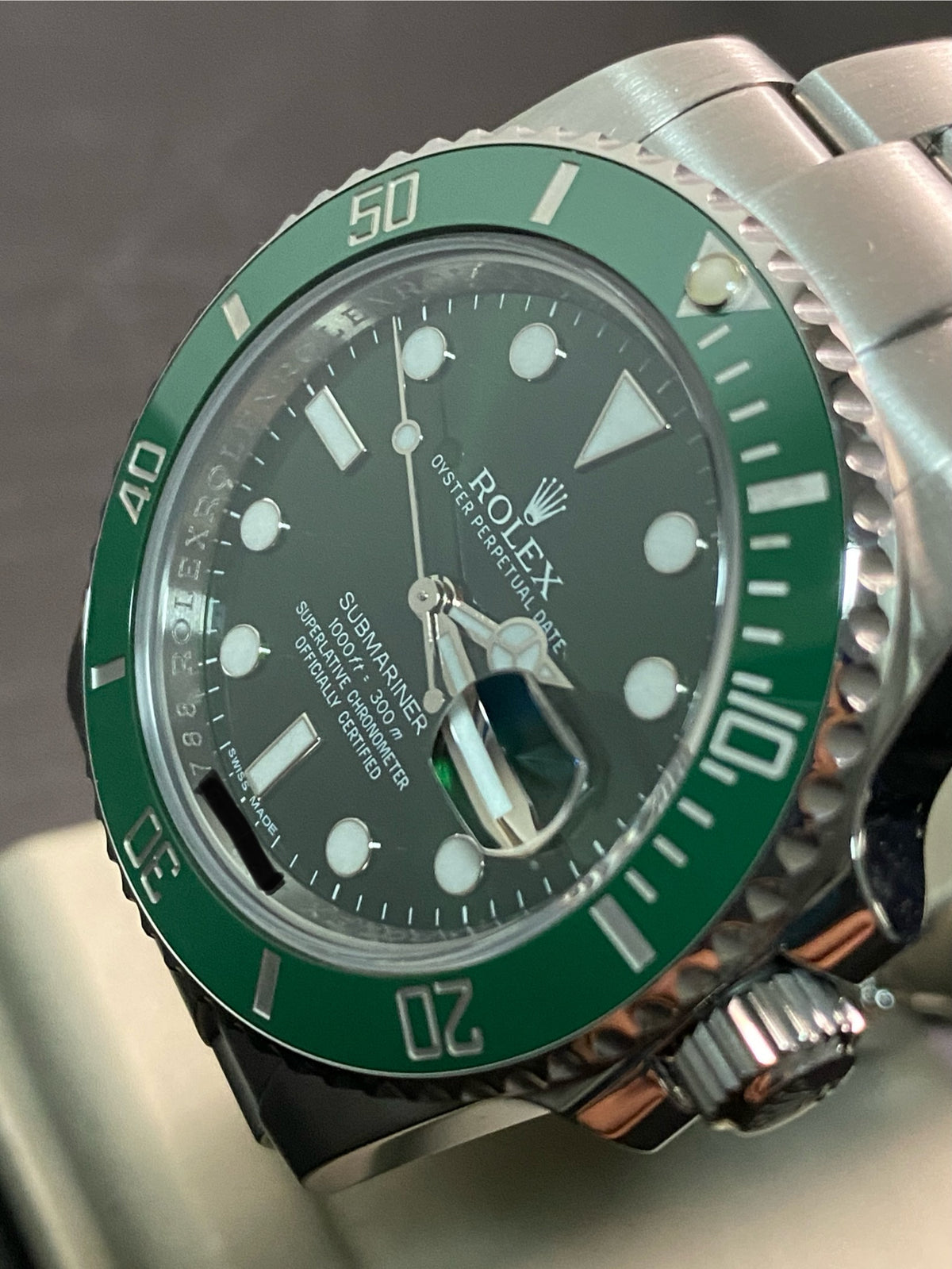 Rolex Steel Submariner Date - 2011 - "Hulk" - 116610LV *FULL SET*