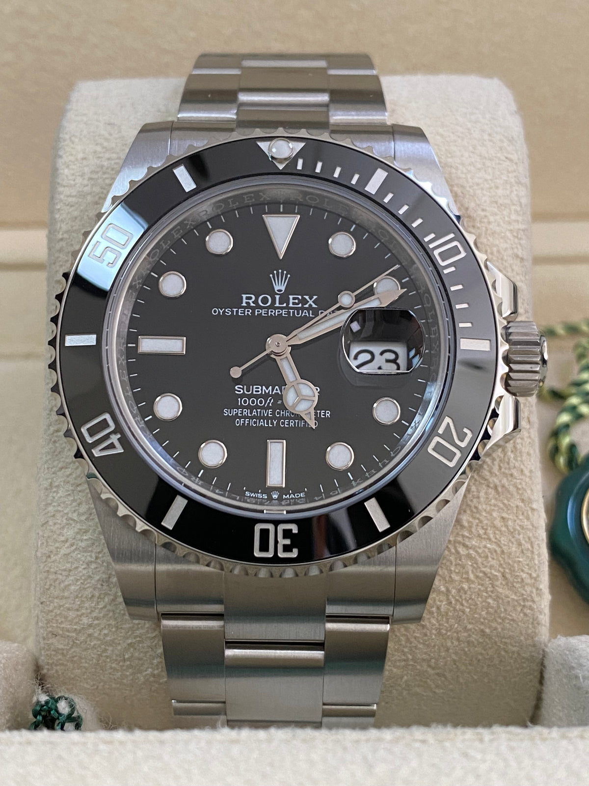 Rolex Steel Submariner Date - 2024 - Black Bezel - Black Dial - Oyster Bracelet - 126610LN *FULL SET*