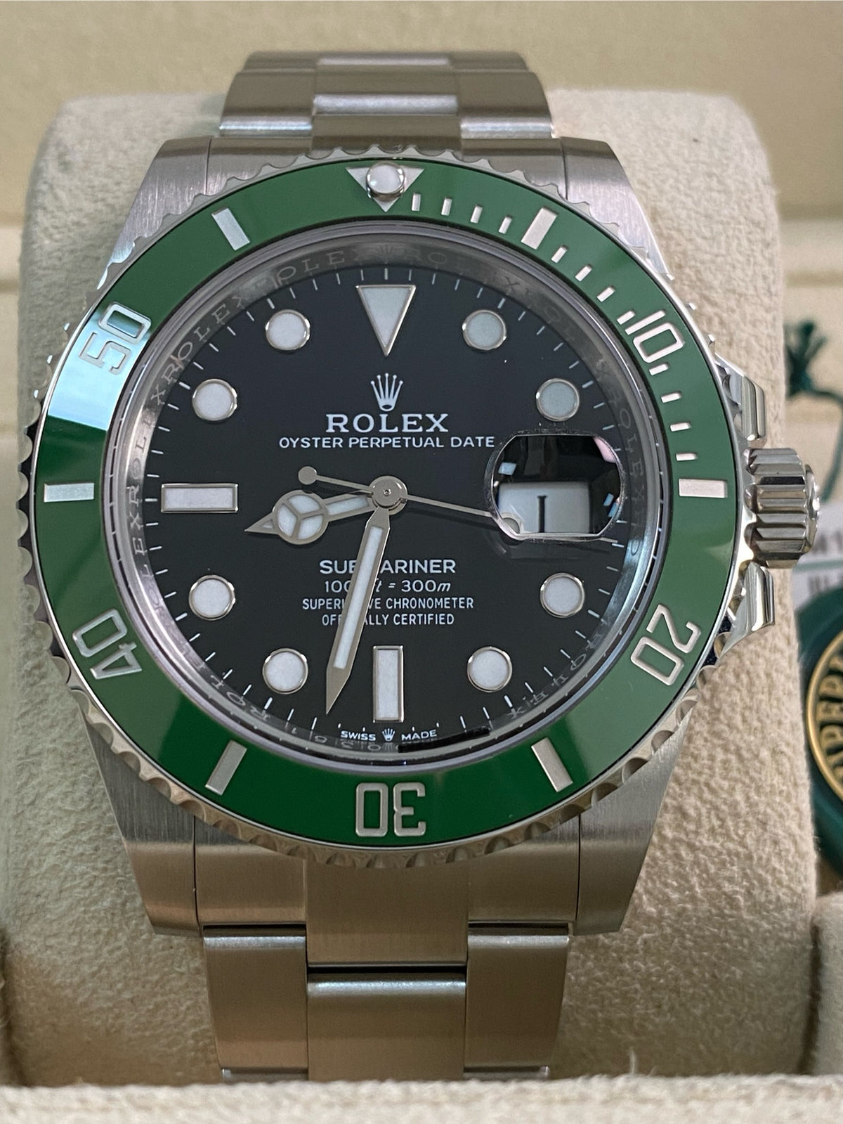 Rolex Steel Submariner Date - 2024 - "Kermit" MK II Bezel - Black Dial - 126610LV *FULL SET*