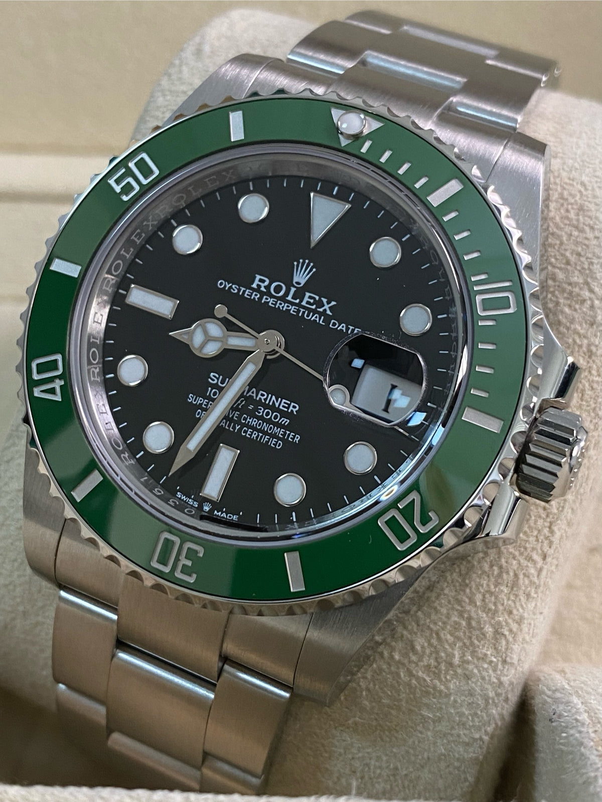 Rolex Steel Submariner Date - 2024 - "Kermit" MK II Bezel - Black Dial - 126610LV *FULL SET*